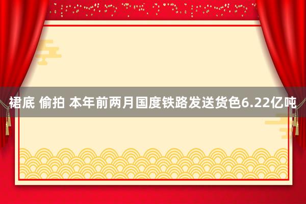裙底 偷拍 本年前两月国度铁路发送货色6.22亿吨