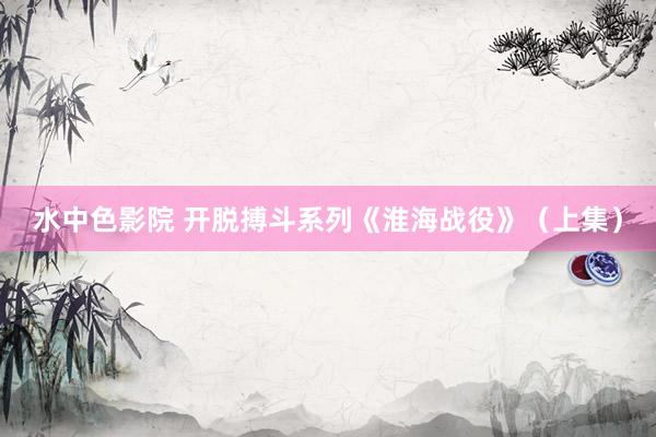 水中色影院 开脱搏斗系列《淮海战役》（上集）